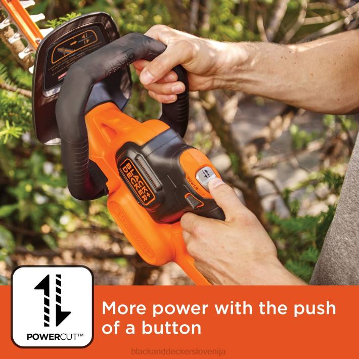 BLACK+DECKER 20 V max litijeve 22 in. powercut škarje za živo mejo 8B2Z514 na prostem - Image 5