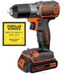 BLACK+DECKER 20 V max powerconnect 3/8 in. akumulatorski vrtalni vijačnik s kompletom za samodejno zaznavanje 8B2Z590 orodja - Image 2