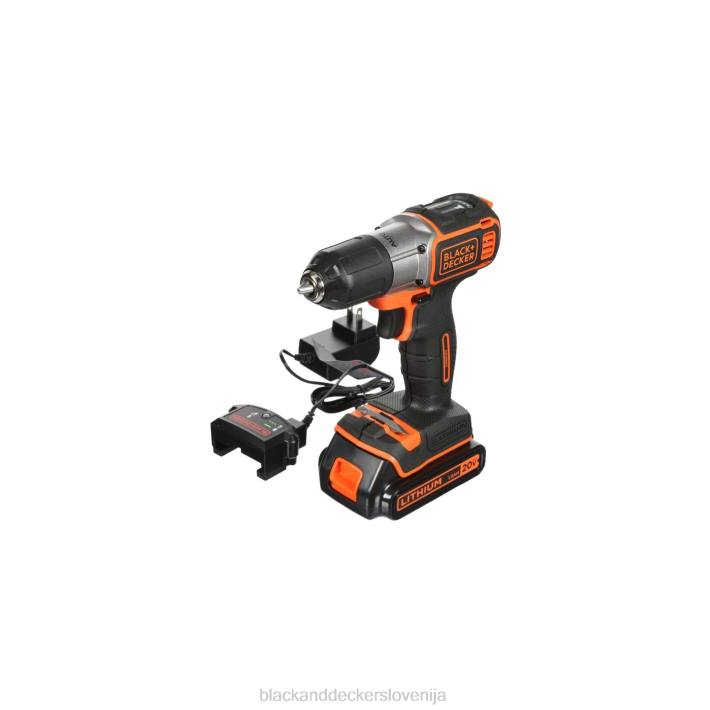 BLACK+DECKER 20 V max powerconnect 3/8 in. akumulatorski vrtalni vijačnik s kompletom za samodejno zaznavanje 8B2Z590 orodja - Image 11