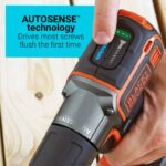 BLACK+DECKER 20 V max powerconnect 3/8 in. akumulatorski vrtalni vijačnik s kompletom za samodejno zaznavanje 8B2Z590 orodja - Image 13