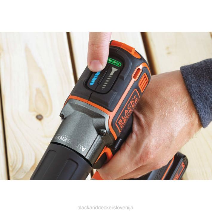 BLACK+DECKER 20 V max powerconnect 3/8 in. akumulatorski vrtalni vijačnik s kompletom za samodejno zaznavanje 8B2Z590 orodja - Image 6