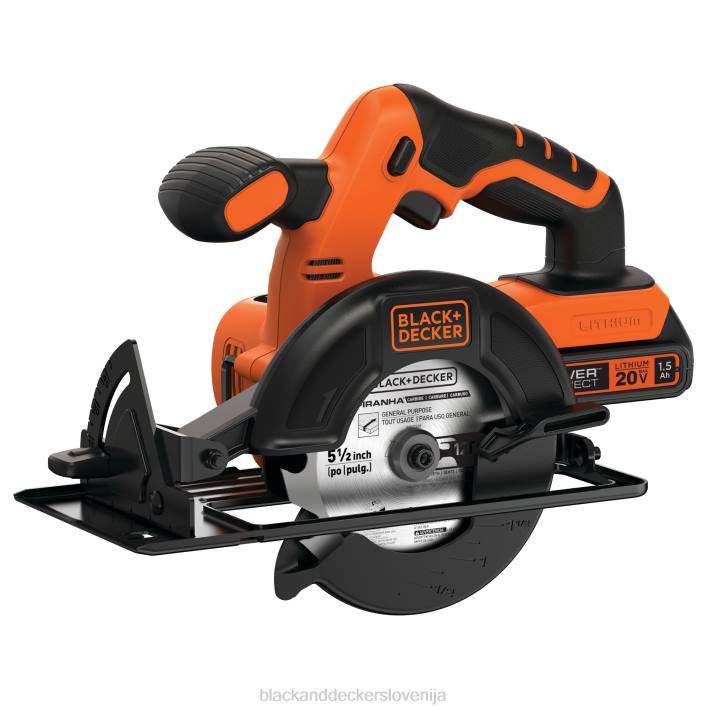 BLACK+DECKER 20 V max powerconnect 5-1/2 in. akumulatorska krožna žaga 8B2Z657 orodja - Image 2