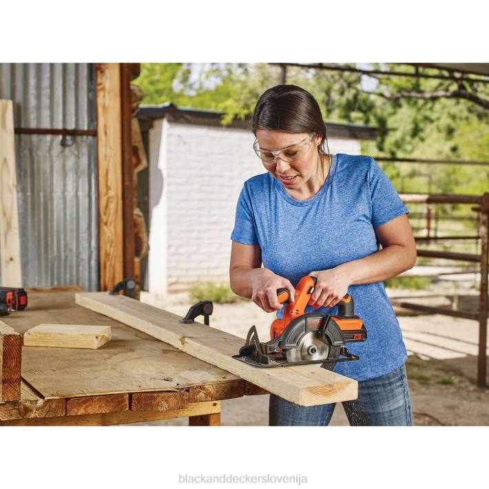 BLACK+DECKER 20 V max powerconnect 5-1/2 in. akumulatorska krožna žaga 8B2Z657 orodja - Image 3