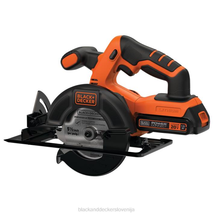 BLACK+DECKER 20 V max powerconnect 5-1/2 in. akumulatorska krožna žaga 8B2Z657 orodja - Image 6