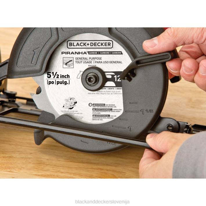 BLACK+DECKER 20 V max powerconnect 5-1/2 in. Samo orodje za brezžično krožno žago 8B2Z655 orodja - Image 3