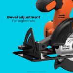 BLACK+DECKER 20 V max powerconnect akumulatorski kombinirani komplet za krožno žago vrtalnik/vijačnik 8B2Z539 orodja - Image 6