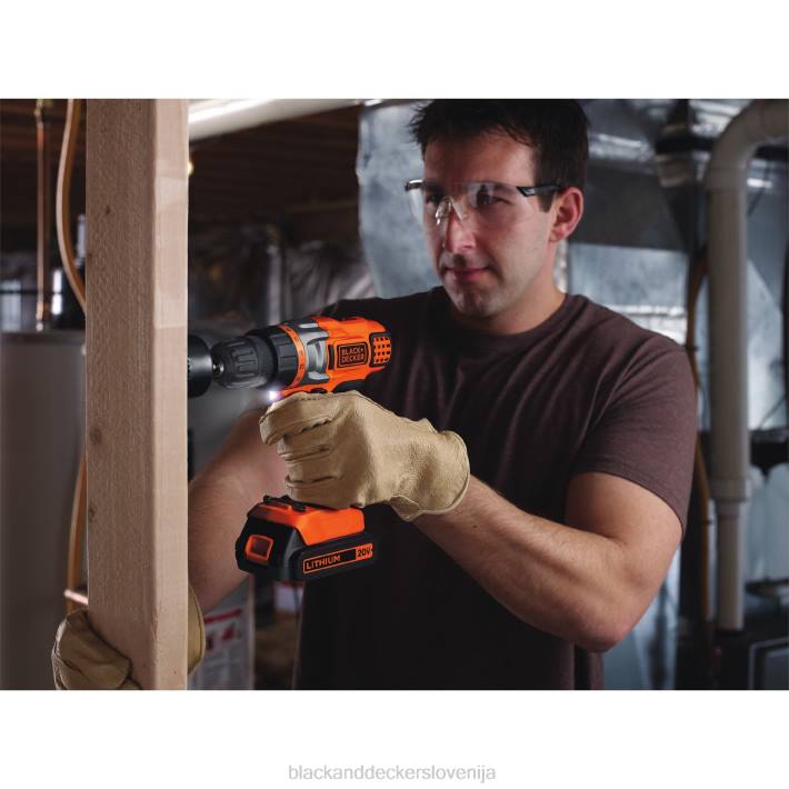 BLACK+DECKER 20 V max powerconnect akumulatorski kombinirani komplet za krožno žago vrtalnik/vijačnik 8B2Z539 orodja - Image 1