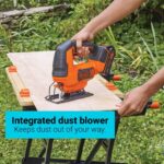BLACK+DECKER 20 V max powerconnect brezžična vbodna žaga (samo orodje) 8B2Z659 orodja - Image 8