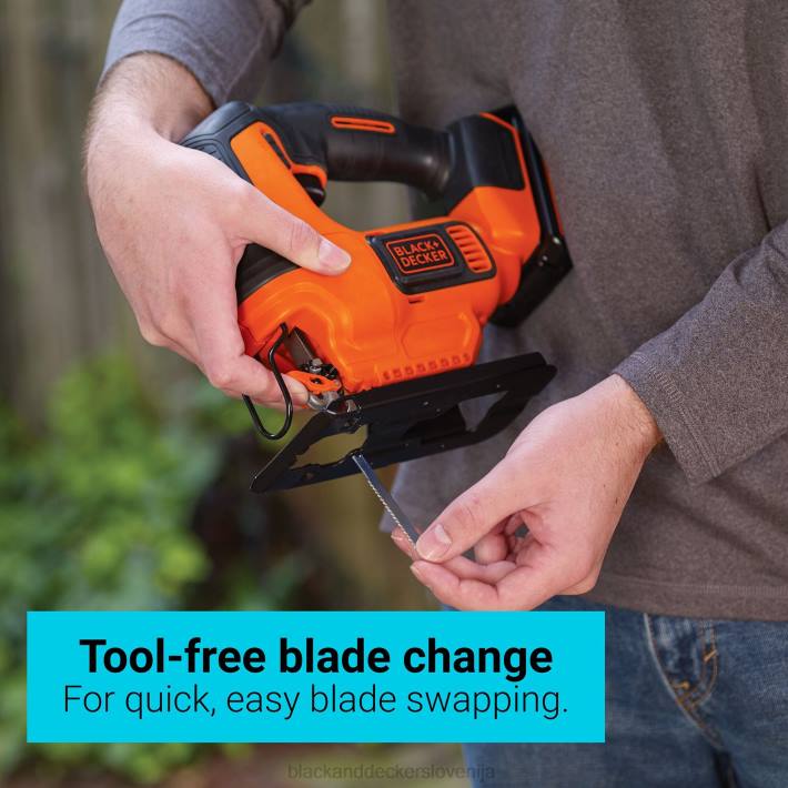 BLACK+DECKER 20 V max powerconnect brezžična vbodna žaga (samo orodje) 8B2Z659 orodja - Image 9
