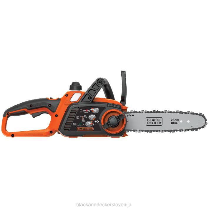BLACK+DECKER 20v max komplet akumulatorske motorne žage 10-palčna 8B2Z388 na prostem - Image 7