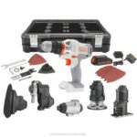 BLACK+DECKER 20v max matrix brezžični kombinirani komplet 6 orodij belo in oranžno 8B2Z528 orodja - Image 2