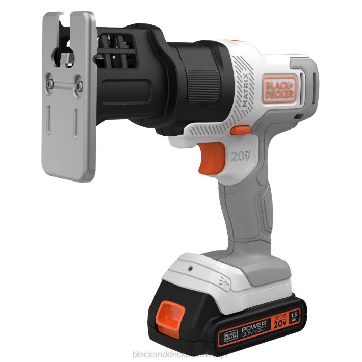 BLACK+DECKER 20v max matrix brezžični kombinirani komplet 6 orodij belo in oranžno 8B2Z528 orodja - Image 21