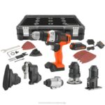 BLACK+DECKER 20v max matrix vrtalni komplet kombiniranega električnega orodja Set 6 orodij Garnitura brezžičnega orodja 8B2Z527 orodja - Image 2