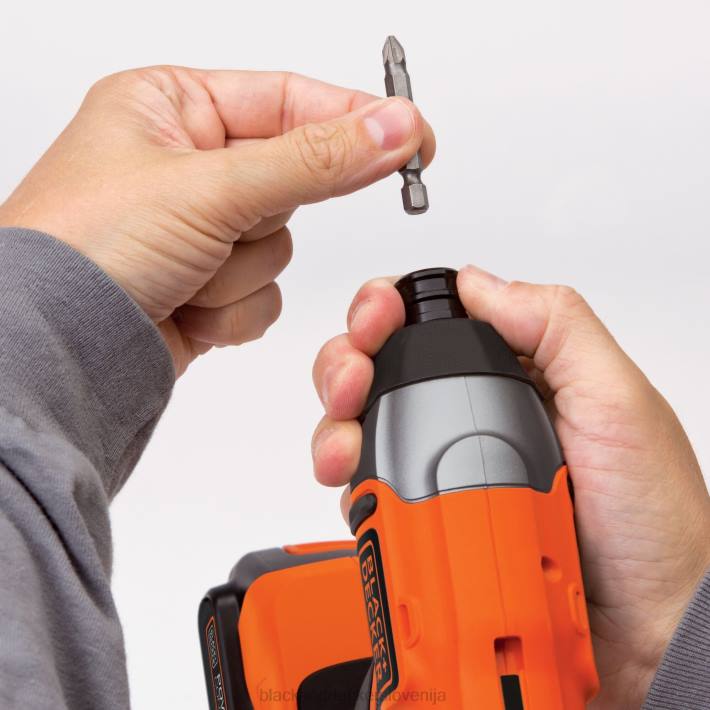 BLACK+DECKER 20v max powerconnect 1/4 in. Komplet akumulatorskih udarnih vijačnikov 8B2Z538 orodja - Image 5
