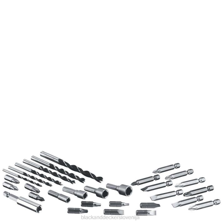 BLACK+DECKER 20v max powerconnect akumulatorski vrtalni vijačnik 30 kos. komplet 8B2Z547 orodja - Image 4
