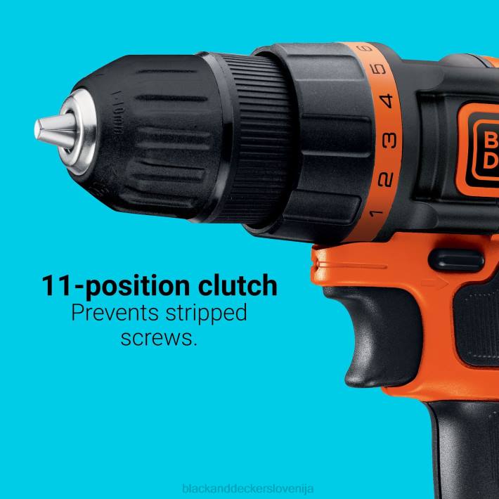 BLACK+DECKER 20v max powerconnect akumulatorski vrtalni vijačnik 44 kos. projektni komplet za dom 8B2Z549 orodja - Image 5