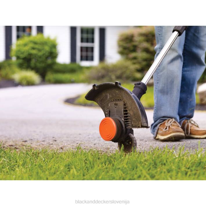 BLACK+DECKER 2-stopenjski 12-palčni brezžični prirezovalnik z vrvico največ 20 V 8B2Z484 na prostem - Image 4