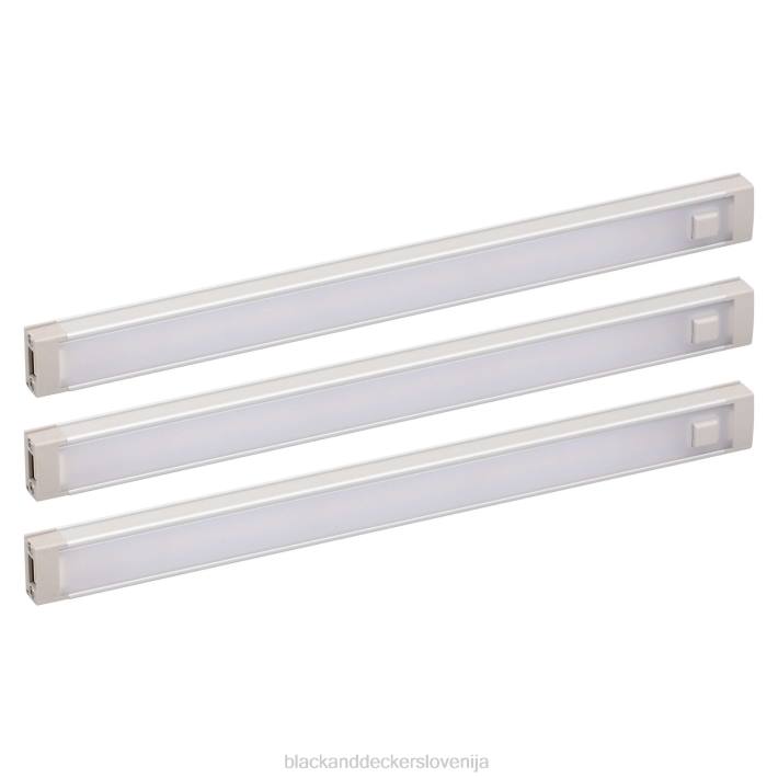 BLACK+DECKER 3-palični LED komplet za osvetlitev pod omaro toplo bela 9" 8B2Z710 orodja - Image 2