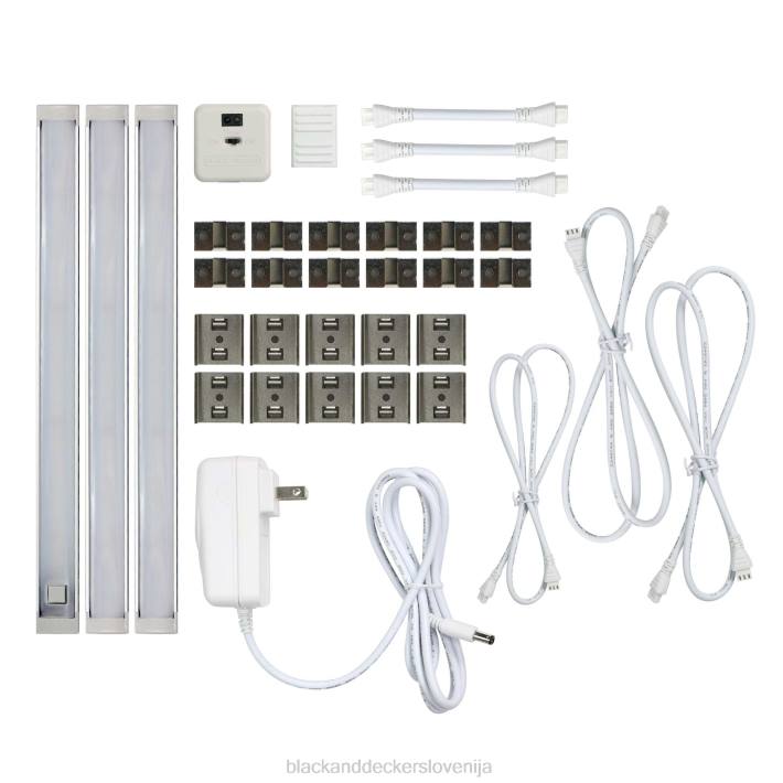 BLACK+DECKER 3-palični LED komplet za osvetlitev pod omaro toplo bela 9" 8B2Z710 orodja - Image 3