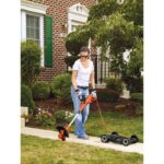 BLACK+DECKER 3-v-1 trimer/obrezovalnik robov in kosilnica za travo 6,5-amperska 12-palčna žična 8B2Z416 na prostem - Image 4