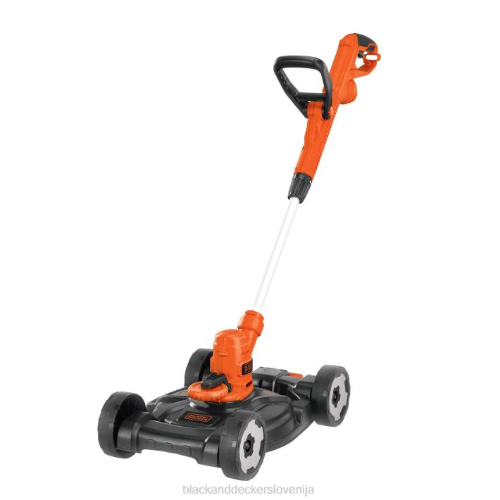 BLACK+DECKER 3-v-1 trimer/obrezovalnik robov in kosilnica za travo 6,5-amperska 12-palčna žična 8B2Z416 na prostem - Image 1