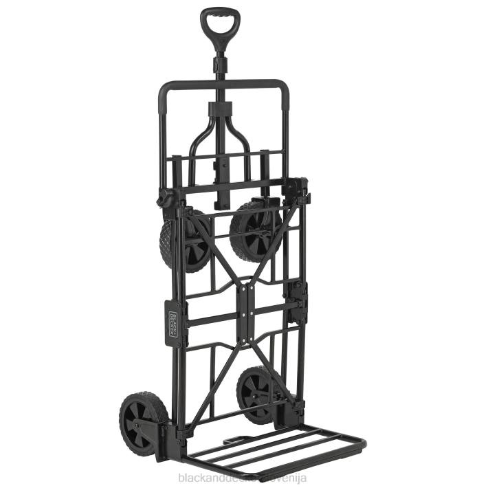 BLACK+DECKER 3 v 1 zložljiv voziček za shranjevanje, ročni voziček, ki nosi do 150 lbs. Črna 8B2Z133 dom in življenjski slog - Image 13