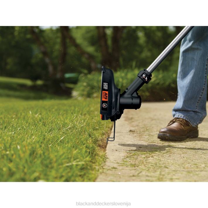 BLACK+DECKER 40v max 13 in. 2v1 akumulatorski strižnik/obrezovalnik z nitko s kompletom powercommand 8B2Z487 na prostem - Image 2
