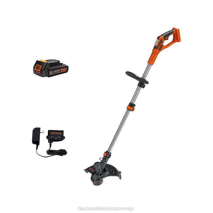 BLACK+DECKER 40v max 13 in. 2v1 akumulatorski strižnik/obrezovalnik z nitko s kompletom powercommand 8B2Z487 na prostem - Image 6