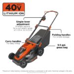 BLACK+DECKER 40v max akumulatorska kosilnica z baterijo in polnilcem priložena 8B2Z419 na prostem - Image 3