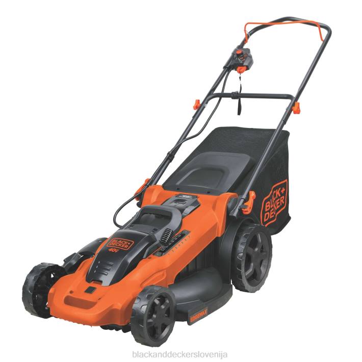 BLACK+DECKER 40v max akumulatorska kosilnica z baterijo in polnilcem priložena 8B2Z422 na prostem - Image 2