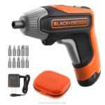 BLACK+DECKER 4v max akumulatorski vijačnik z 1-palčnimi nastavki za izvijač 8B2Z567 orodja - Image 2