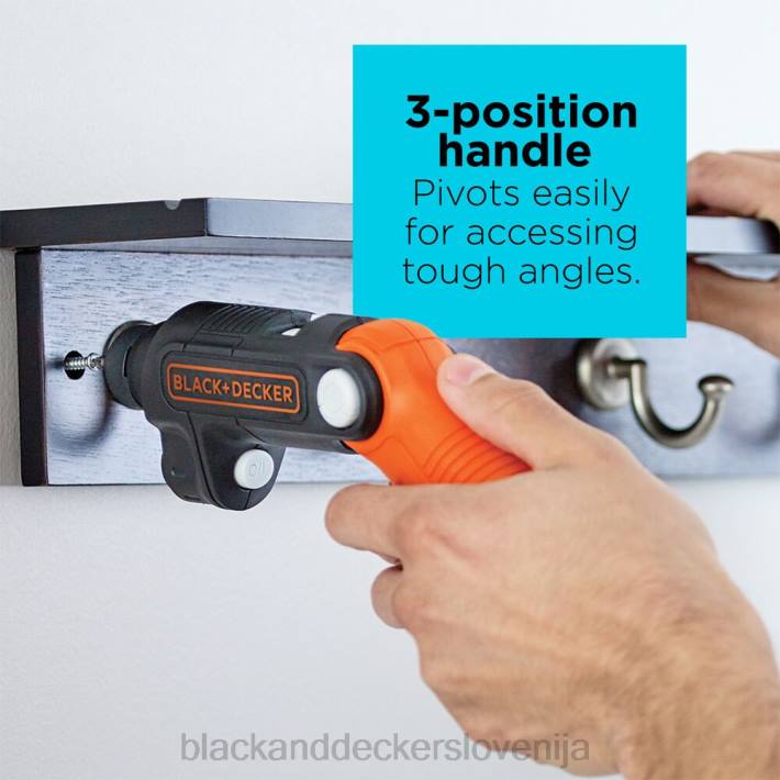 BLACK+DECKER 4v max akumulatorski vijačnik z led lučko 8B2Z565 orodja - Image 12