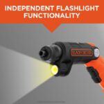 BLACK+DECKER 4v max akumulatorski vijačnik z led lučko 8B2Z565 orodja - Image 5