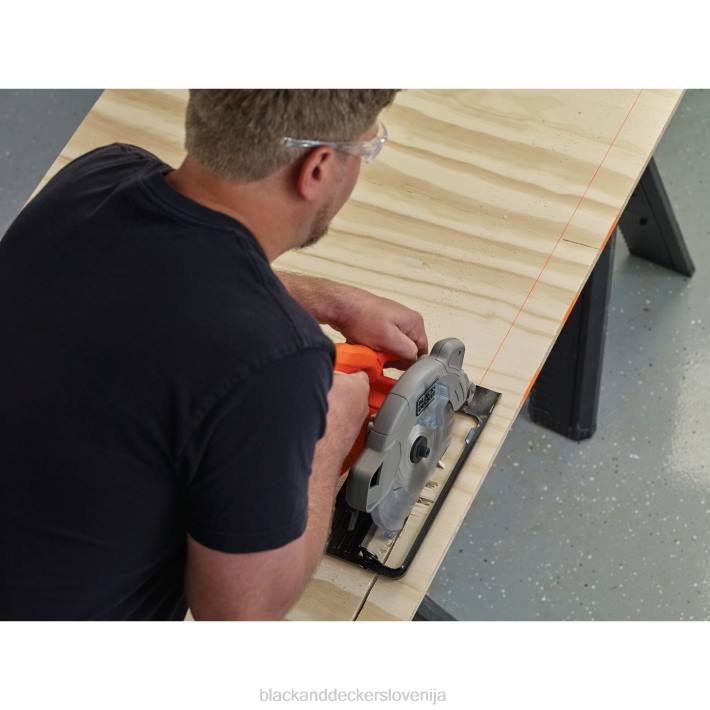 BLACK+DECKER 7-1/4-palčna krožna žaga z laserjem 13-amp 8B2Z656 orodja - Image 5