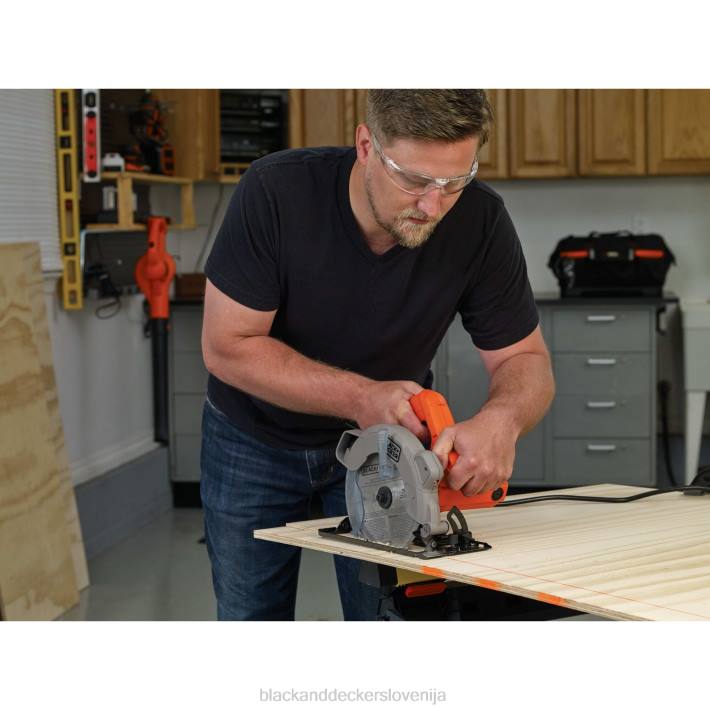 BLACK+DECKER 7-1/4-palčna krožna žaga z laserjem 13-amp 8B2Z656 orodja - Image 1