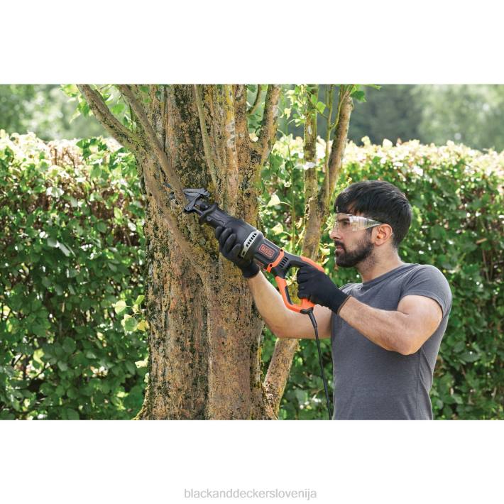 BLACK+DECKER 7-amperska električna sabljasta žaga z odstranljivim držalom za veje 8B2Z648 orodja - Image 7