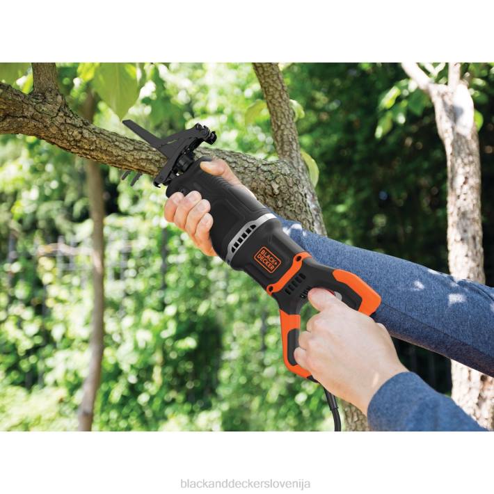 BLACK+DECKER 7-amperska električna sabljasta žaga z odstranljivim držalom za veje 8B2Z648 orodja - Image 1
