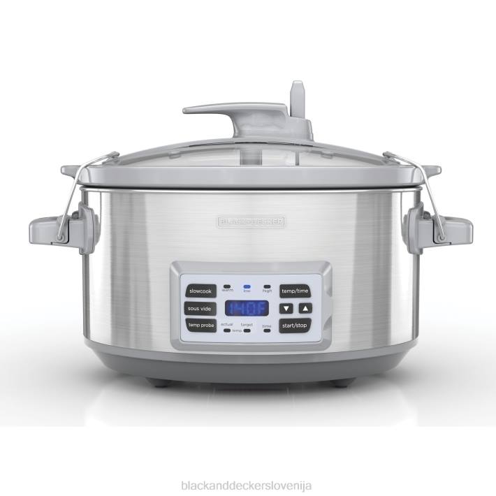 BLACK+DECKER 7-litrski digitalni počasni štedilnik s temperaturno sondo za natančen sous-vide 8B2Z339 kuhinja - Image 2