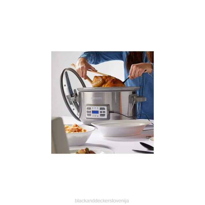 BLACK+DECKER 7-litrski digitalni počasni štedilnik s temperaturno sondo za natančen sous-vide 8B2Z339 kuhinja - Image 4