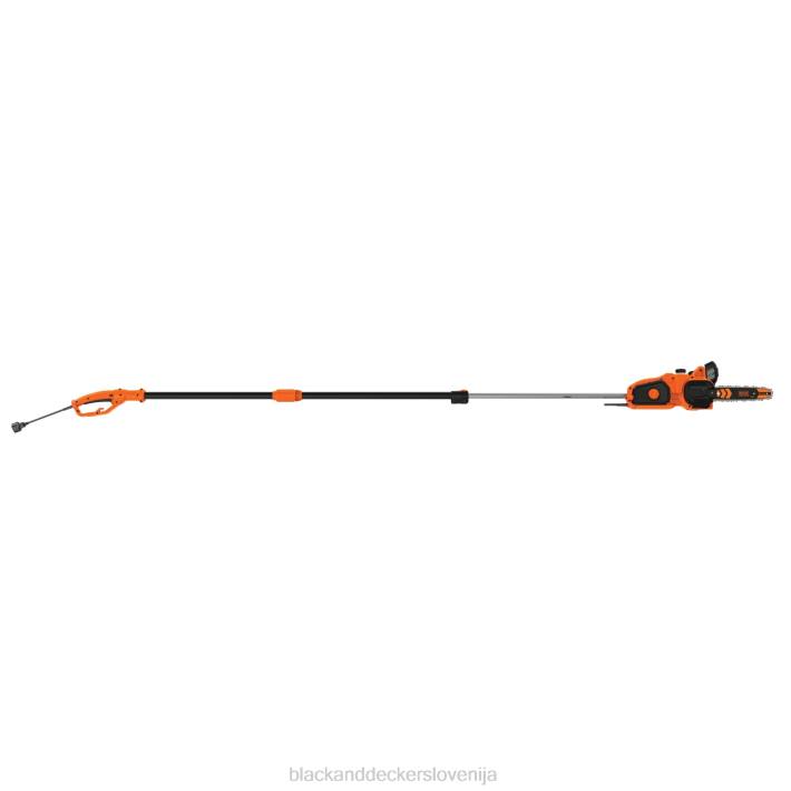 BLACK+DECKER 8-amperska 10-palčna električna verižna žaga 2-v-1 8B2Z399 na prostem - Image 4