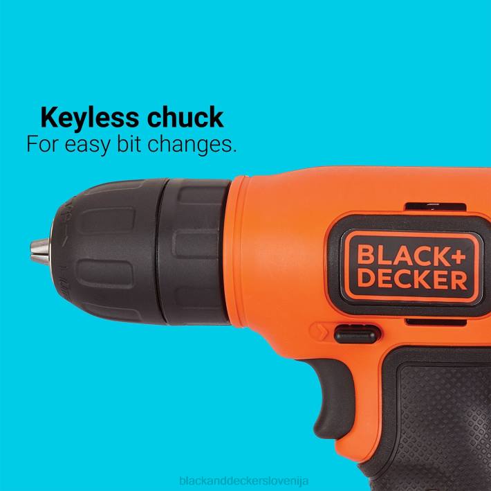 BLACK+DECKER 8v max akumulatorski vrtalnik 43 kos. projektni komplet za dekoracijo doma 8B2Z557 orodja - Image 7