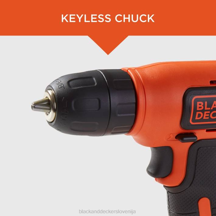 BLACK+DECKER 8v max akumulatorski vrtalnik 43 kos. projektni komplet za dekoracijo doma 8B2Z557 orodja - Image 9