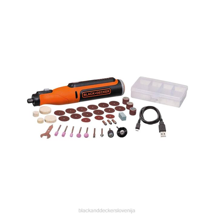BLACK+DECKER 8v max rotacijsko orodje s priborom, vsestransko brezžično 35-delno 8B2Z671 orodja - Image 1