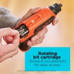 BLACK+DECKER Akumulatorski vijačnik 4v max s prostorom za nastavke 8B2Z560 orodja - Image 11