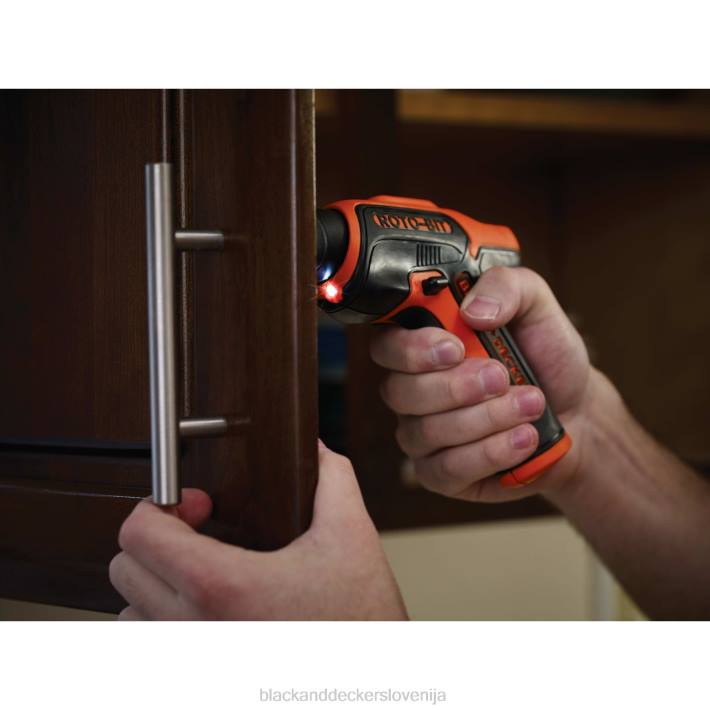 BLACK+DECKER Akumulatorski vijačnik 4v max s prostorom za nastavke 8B2Z560 orodja - Image 3