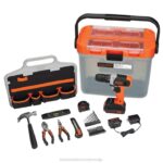BLACK+DECKER Akumulatorski vrtalni vijačnik 20 V max z 28-delnim kompletom za domači projekt 8B2Z546 orodja - Image 2