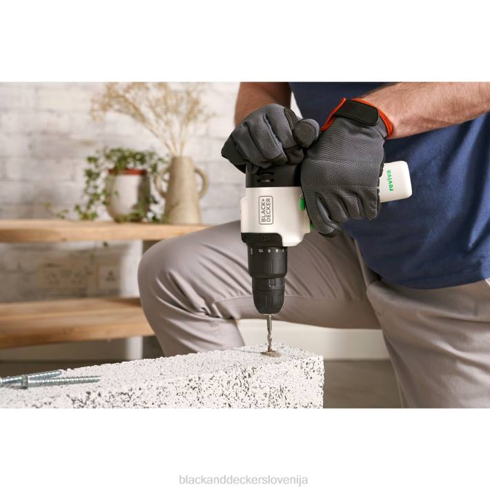 BLACK+DECKER akumulatorsko vrtalno kladivo reviva 12v max s polnilcem in vijačnim nastavkom 8B2Z533 orodja - Image 1