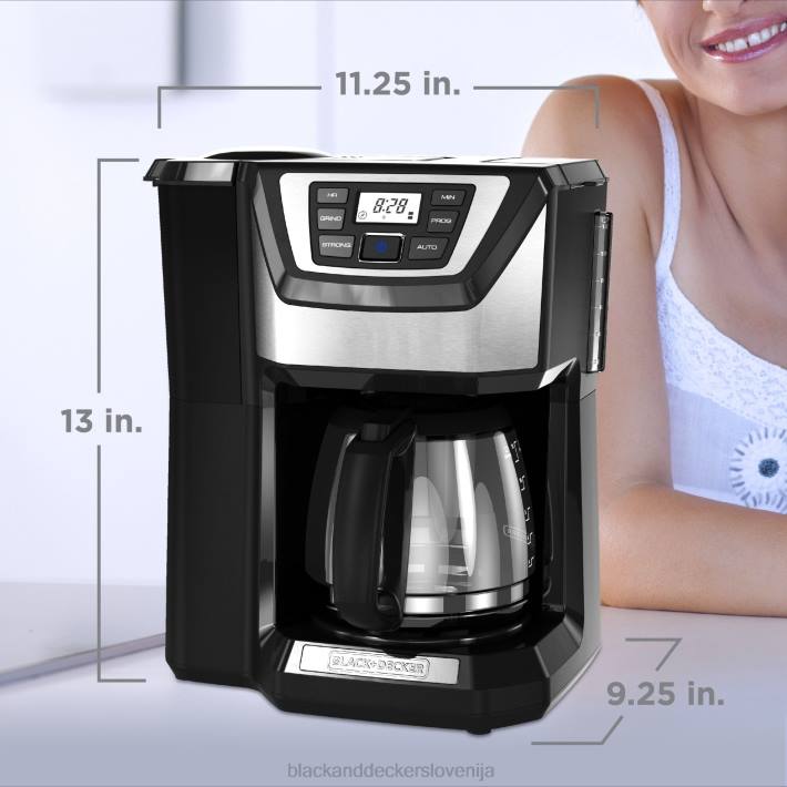 blackdecker_aparat_za_kavo_millbrew_z_12_skodelicami_8b2z293_kuhinja.jpg BLACK+DECKER Aparat za kavo Millbrew z 12 skodelicami 8B2Z293 kuhinja - Image 1