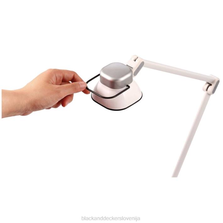BLACK+DECKER bela namizna led svetilka z dvojno roko elate 8B2Z692 orodja - Image 3