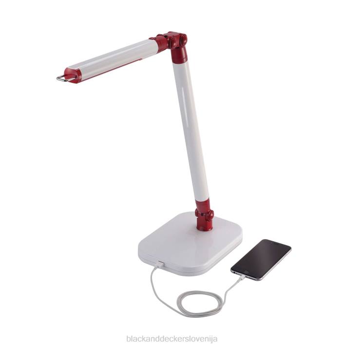 BLACK+DECKER bela/rdeča led namizna svetilka exalt bar 8B2Z699 orodja - Image 3